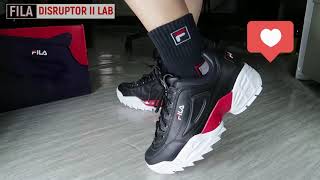 รีวิว review + on feet FILA DISTUPTOR II LAB