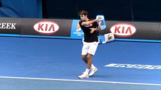 (HD) Roger Federer-Sesion de Practica-Australian Open 2012