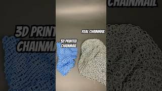 Real Chainmail vs 3D Printed Chainmail