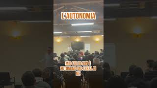 Estratto di una serata genitori: l'autonomia a scuola!