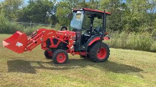 USED 2023 Kubota LX4020 with belly mower available at Tatum Motor Company in Anderson Missouri