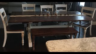 2019 Trestle Farmhouse Table Build Part 3