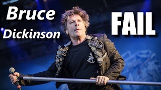 Bruce Dickinson FAIL | RockStar FAIL