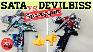 Sata jet VS devilbiss spraygun