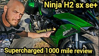 Ninja H2 supercharged review. over 1000 miles in a week!!!?