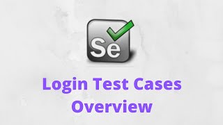 Login test cases overview