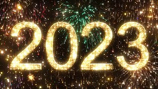 2023 Countdown New Year's Eve Midnight Clock Animation