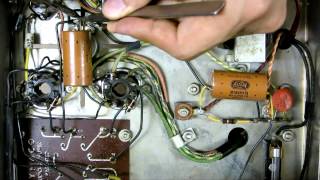 Dynaco Dynakit Amplifier Part 4 - Basic repairs on the Mark III tube amp's B+ voltage line valve