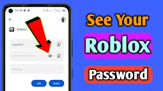 How to See Your Roblox Password | Roblox login password how to know | Find roblox password