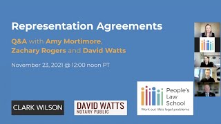 Representation Agreements (Recorded Webinar)