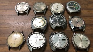 Lô cơ nội địa nhật,  citizen, seiko, tomony, tự xử  11 chiếc, chốt hàng LH  ĐT & Zalo: 0911649648 😍