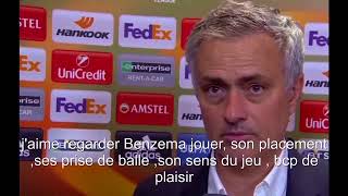 José Mourinho défend Karim Benzema