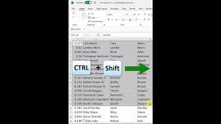 Randomize your alphabetized list in Excel #shorts #excel #randomize #list #education