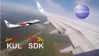 ✈︎ FULL FLIGHT ✈︎ Malaysia Airlines Borneo Service ✈︎ KL - Sandakan (KUL-SDK)