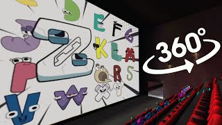 VR 360 FNF Alphabet Lore But Fixing Letters in Friday Night Funkin' be like | 360 cinema | 360 video