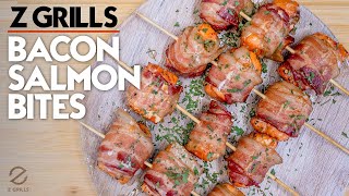 How To Smoke Bacon Salmon Bites (Easy Recipe) | Z Grills