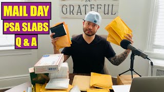 HUGE SPORTS CARD MAIL DAY | BUYING ALL PSA SLABS | QUESTIONS & ANSWERS