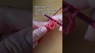 Double crochet stutch tutorial. Learn to crochet this stitch #crochetforbeginners #crochettutorial