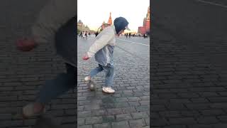 Football tricks in Red Square?!🤯Футбольные трюки на Красной площади?! #футбол #football #shorts