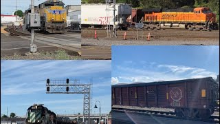 Railfanning Vancouver May 15th FT: UP leader on BNSF line and BN leader