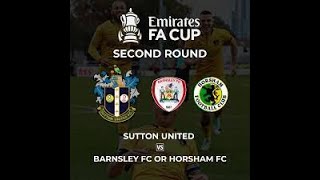 SUTTON UNITED VS HORSHAM FA CUP PREVIEW SHOW!!! #show #horsham #facup #sutton #efl #uk