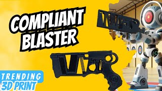 ep13– Compliant Mechanism in a 'nerf gun'. Weekly top trending 3d prints