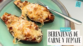 🍆Berenjenas rellenas de carne al horno | En tiempo récord