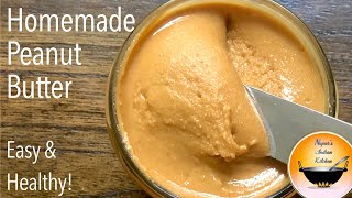 Peanut butter recipe/How to make peanut butter/Homemade peanut butter/Peanut butter in grinder