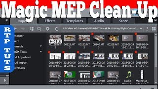 Magix Movie Edit Pro 2019 - How to Free Up Video Storage Space (sweep the cutting room floor)