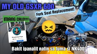 My Old GSXR 600 | NK4OO Swap | Fork oil Seal Replacement | @MangCaloy