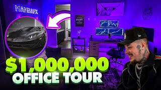 My NEW $1,000,000 day trading office w/ a SUPER CAR garage!