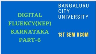 Digital fluency...(NEP)...Domain Name System..(DNS)..First year Bcom...