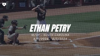 1B/OF Ethan Petry, South Carolina - April 5-7, 2024