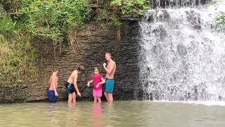 Moccasin Gap Trail waterfall