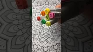 Flower art mandala #fyp #mandalaartlover #flowerart #viral