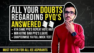 All doubts of JEE Previous Year questions solved in one video. #iitjee #jeemains #jeeadvacned