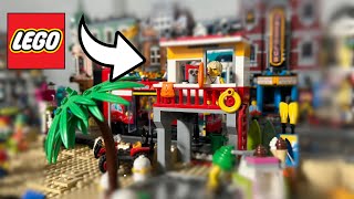 Working in the LEGO city beach !