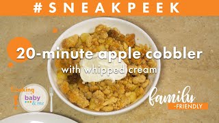 20-Minute Apple Cobbler with Whipped Cream | Chef Yianni Arhontoulis | Sneak Peek