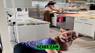 BEST SCARE CAM Priceless Reactions 2024😈#27 | Funny Videos TikTok🤣🤣 | CoCo Scare Cam |