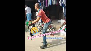 Actor Uche Maduagwu Creates A Scene In A Market Place Demanding Justice For Sylvester Oromoni