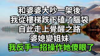 和婆婆大吵一架後，我從樓梯跌下磕了腦袋。自此走上覺醒之路，婆媳變姐妹，我反手一招操作，她傻眼了【人間清醒】#家庭倫理#婆媳關系#生活伦理#小说故事#落日溫情 #情感故事 #花開富貴 #深夜淺讀