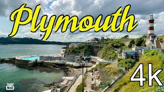 Plymouth Seafront 🇬🇧 4K Walking Tour #viral #plymouth #walkingtour British Seaside