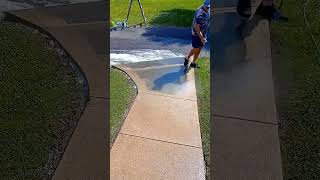 Oddly satisfying pressure washing #satisfyingpressurewashing #turbonozzle