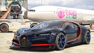 The Crew Motorfest | Bugatti Chiron Carbon Edition | (Steering wheel + shifter gameplay)