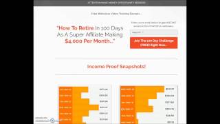 FREE TRAINING - How To Retire in 100 Days Making $4,000 Per Month In 2017