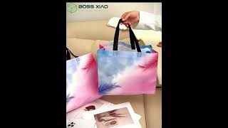 【Another bag that was ordered frantically by customers】colorful non woven shopping tote bag