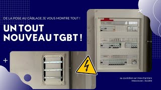 Câblage nouveau tableau électrique⚡️sur le chantier. #electricien #électricité #chantier #schneider