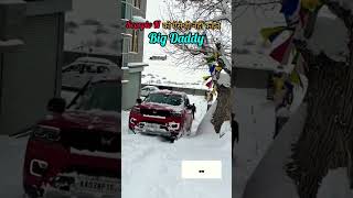 Scorpio N Snow drive without snow chain #shorts