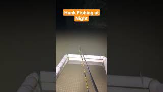 Amazing Hunk Fishing at Night 🐟🐟 Best asian fishing Video #shorts