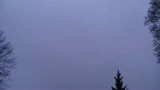 Saturday December 23 2017 Time Lapse Sky Clouds Connecticut Filmed South Cool Cloudy Rainy Day